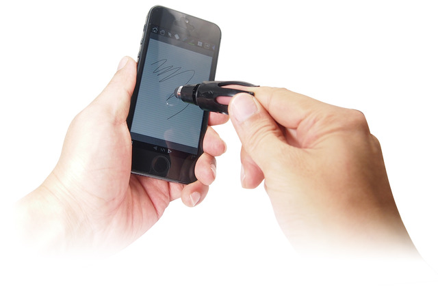スマホ・タブに使える、指先にはめるタッチペン！ 画像