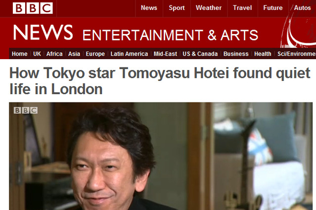 布袋寅泰、BBC World Newsに出演……ロンドンでの生活やロックへの思いなど語る 画像