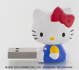 東芝、「ハローキティ」USBメモリ＆SDHCカード……今後も“キャラメモリ”を展開 画像