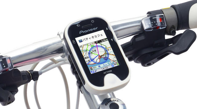 パイオニアから自転車専用ナビ「ポタナビ(potter navi)」発売 画像