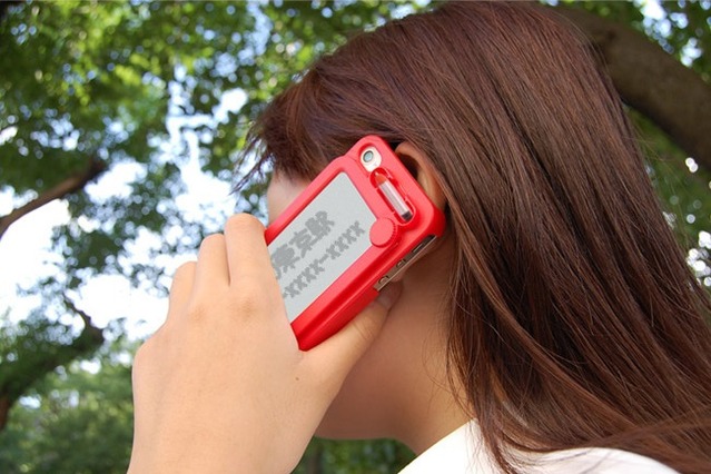通話中にメモがとれるアイデアグッズ、iPhone 5用ケース「メモッティー」 画像