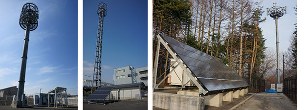 ドコモ、太陽光発電で動く「グリーン基地局」の試験を開始……13年度上期に10局設置 画像