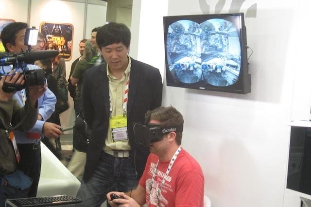 【GDC 2013】ヘッドマウントディスプレイ Oculus VR 画像