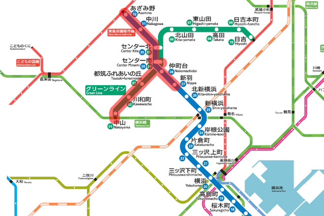 横浜市営地下鉄、一部区間のトンネル内で携帯電話が利用可能に 画像