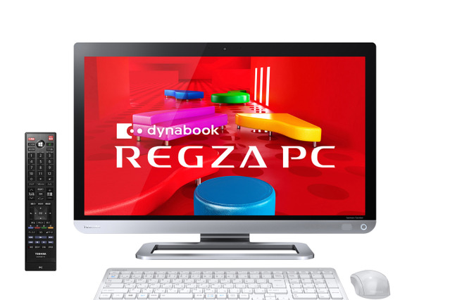 東芝、2013年夏モデルの液晶一体型PC「dynabook REGZA PC」3機種……TV1秒起動やジェスチャー機能搭載 画像