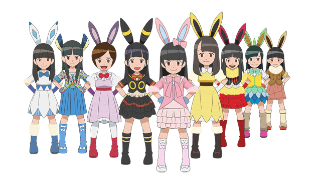 エビ中のメンバー、ポケモンになって「ピカチュウとイーブイ☆フレンズ」を大応援 画像
