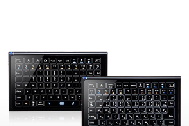 タッチセンサー採用のBluetoothキーボード……タッチパッド機能も搭載 画像