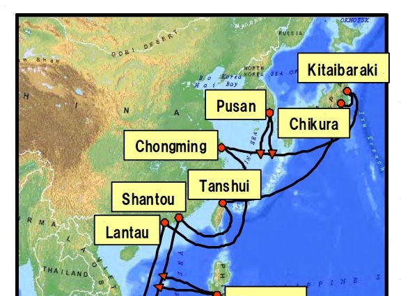 NEC、光海底ケーブルシステム「APCN2」を増設へ……毎秒100ギガビットの光海底ケーブル装置を納入 画像
