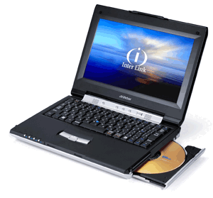 ビクター、DVDマルチドライブ内蔵のモバイルミニノート「InterLink」を発売 画像