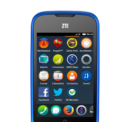 Firefox OS搭載スマートフォン「ZTE Open」　スペインで世界初一般発売 画像