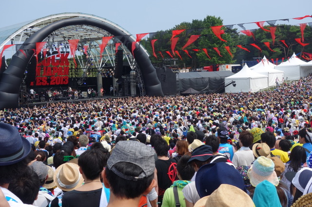 17万人超の音楽ファンが集結！「ROCK IN JAPAN FESTIVAL 2013」会場で3キャリアの通信環境を分析 画像