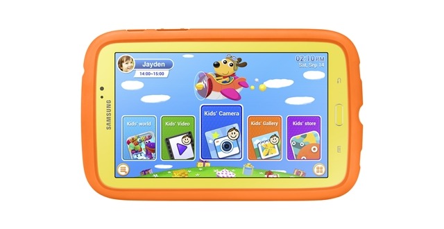 サムスン、キッズ向け7型Androidタブレット「GALAXY Tab 3 Kids」……保護者による管理機能も搭載 画像