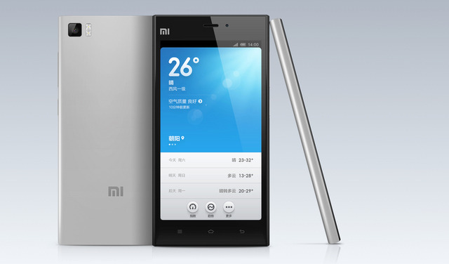 中国Xiaomi、世界初のTegra 4搭載スマートフォン「Xiaomi Mi3」発表 画像