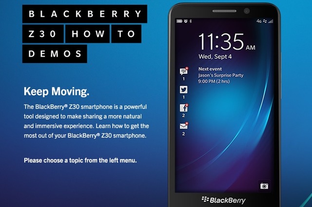 BlackBerry、最新OS搭載のハイスペックスマホ「BlackBerry Z30」発表 画像
