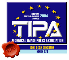 ニコン D70がTIPA ベストコンシューマーデジタル一眼レフカメラ 2004を受賞 画像