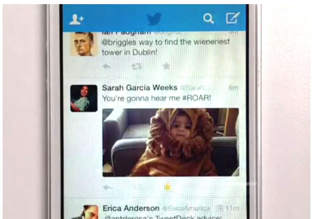 Twitterモバイルアプリ、写真／Vineのプレビュー表示に対応 画像