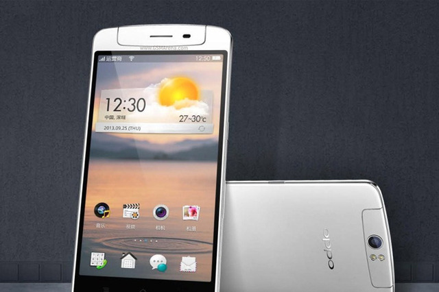 回転式カメラを搭載……5.9インチの大型Androidスマートフォン「Oppo N1」が米国と欧州で発売 画像