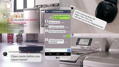 LG、LINEを通じて家電を操作する「HomeChat」発表……CES 2014で披露へ 画像