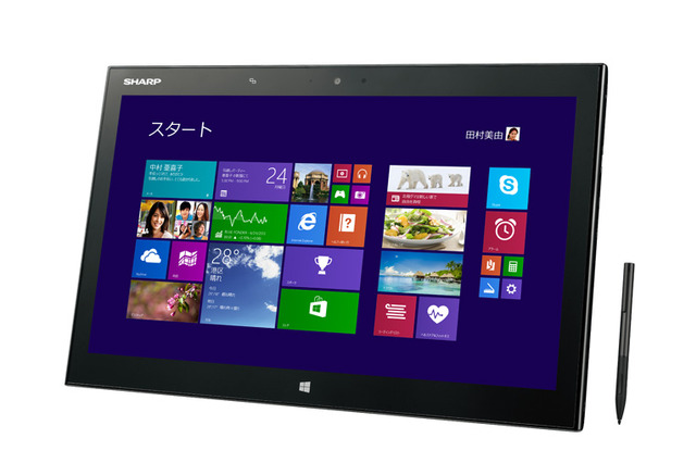 シャープ、15.6型Windows 8.1タブレット「RW-16G1」……3,200×1,800ピクセルの高精細IGZO搭載 画像