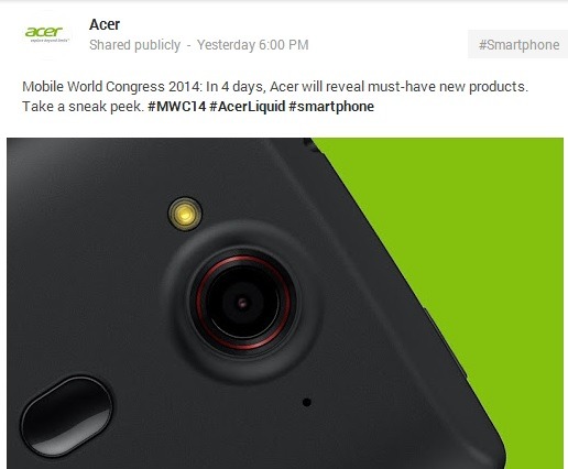 【MWC 2014 Vol.9】Acer、“マストハブなスマートフォン”を予告 画像
