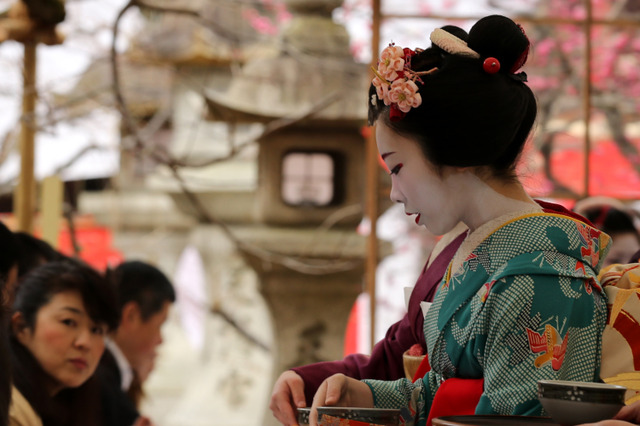 【フォトレポート】北野天満宮で「梅花祭」 画像