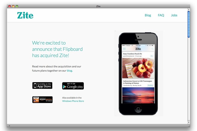 FlipboardがZiteを買収……似ているけど違う2社 画像