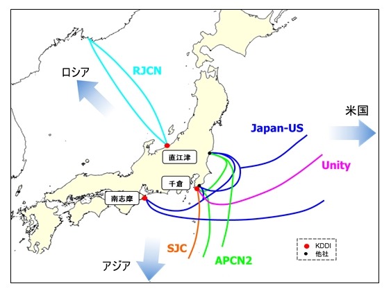 KDDI、津波の被害を受けない位置に「千倉第二海底線中継所」を新設 画像