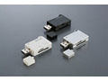 バッファローコクヨ、SD/miniSD/microSDカード対応のUSBカードリーダー 画像