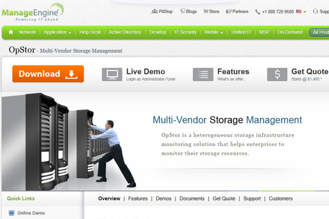 ストレージ一元管理ツール「ManageEngine OpStor」に複数の脆弱性 画像