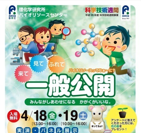 理研オープンハウス……ノートや白衣も販売 画像
