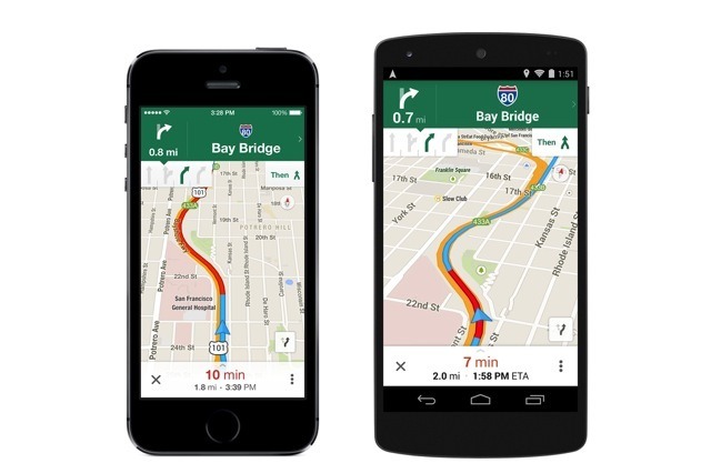 Google Mapsに機能追加……車線表示やオフライン地図など 画像