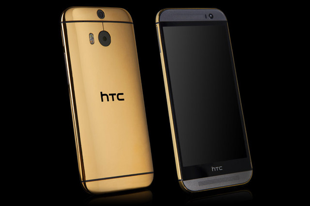 「HTC One（M8）」24金モデルが発売……価格は2,560ドル 画像