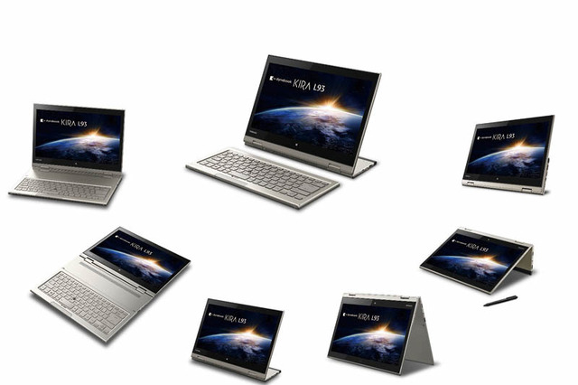 東芝、7つのスタイルで使用できるノートPC「dynabook KIRA L93」を発表 画像