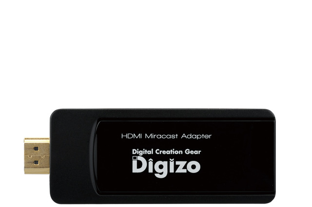 スマホ/タブの画面をテレビに出力するスティック型HDMIアダプター「デジ像Miracast」 画像