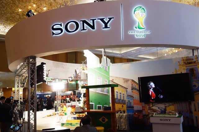 【CommunicAsia 2014 Vol.9】ソニー、4Kへの取り組みをワールドカップを使い展示 画像
