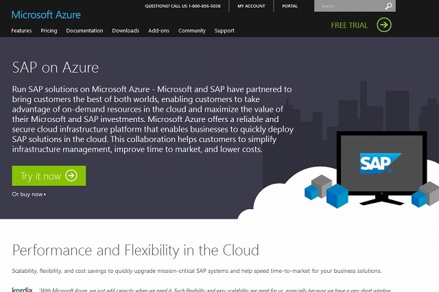 SAPジャパンと日本MS、クラウド分野で協業……「SAP on Azure」を正式サポート 画像