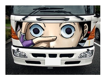 KDDI、コミケに「弱虫ペダル」ラッピングの車載型基地局 画像