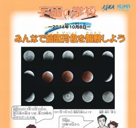 JAXA、皆既月食に向けキャンペーンサイト 画像