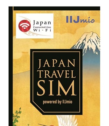 屏風のような和風パッケージ……訪日外国人向けプリペイドSIMを、IIJが提供開始 画像
