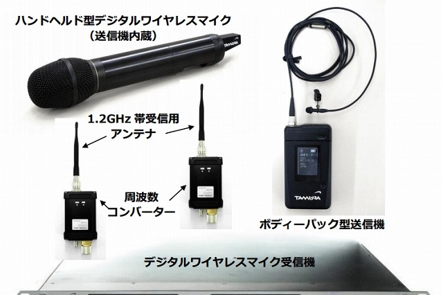 低遅延・高品質なデジタルワイヤレスマイク、NHKが開発 画像
