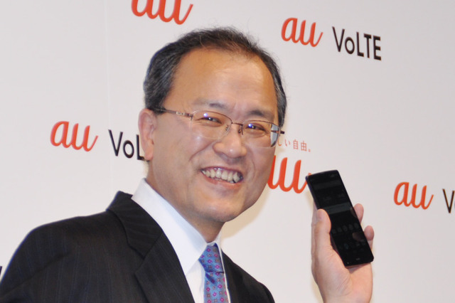 KDDI田中社長・一問一答……新端末の音声通話はVoLTEオンリー/3G音声通話は20年までに終息させる 画像