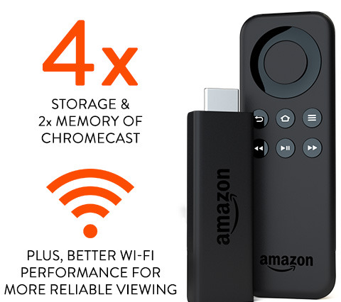 Amazon、TVに装着するスティック型端末「Fire TV Stick」 画像