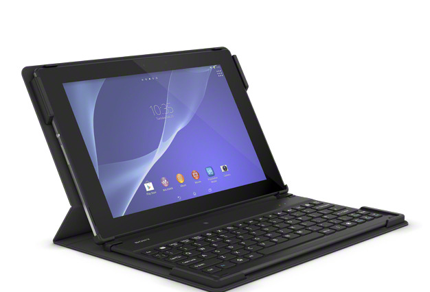 ソニー、「Xperia Z2 Tablet」専用の純正カバー付きBluetoothキーボード 画像