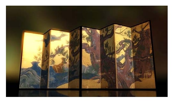 東京国立博物館と凸版印刷、VRで狩野永徳の国宝屏風を再現 画像