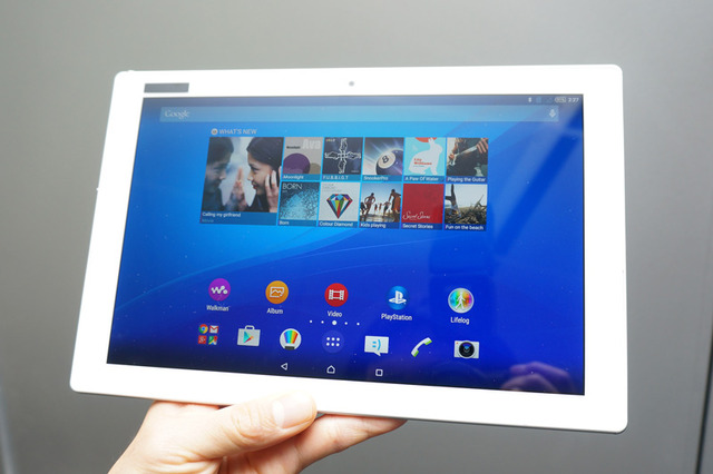 【MWC 2015 Vol.30】ソニー、10型タブレットで世界最薄・最軽量の「Xperia Z4 Tablet」発表 画像