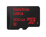 【MWC 2015 Vol.45】SanDisk、世界初となる容量200GBのmicroSDXCカード発表 画像