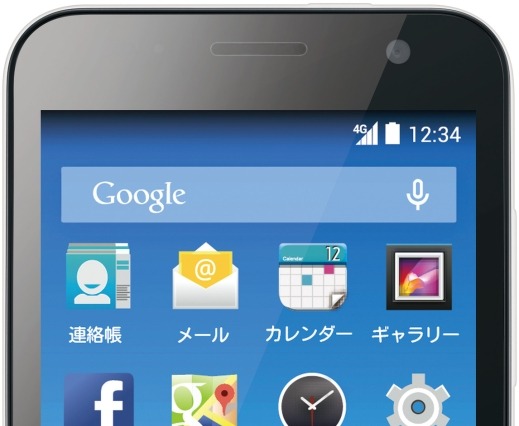 ソフトバンクモバイル、初のLTE対応プリペイド用スマホ「BLADE Q+」 画像