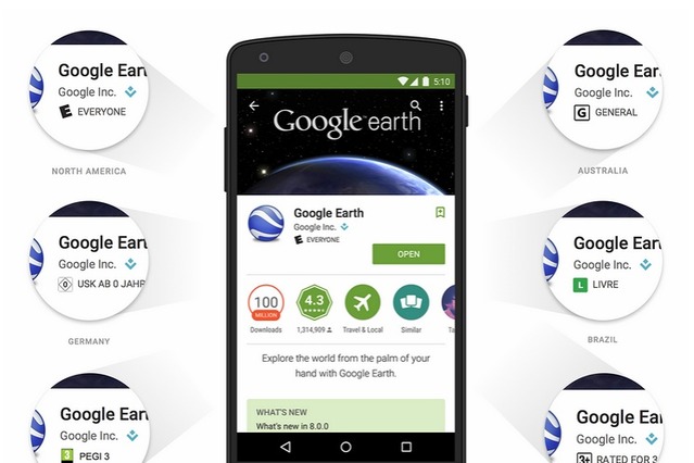 Google Play、アプリ・ゲームを年齢別レーティングする新制度を導入 画像