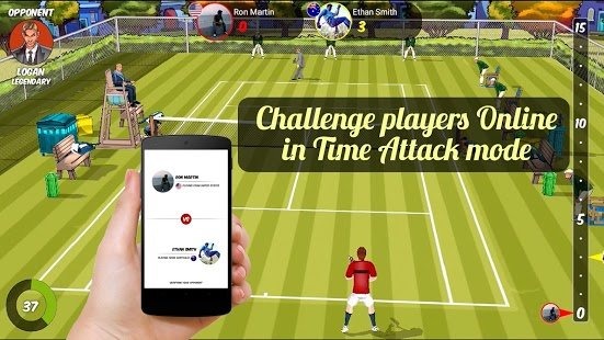 スマホをWiiリモコンのように使ってプレイするテニスアプリが登場 画像
