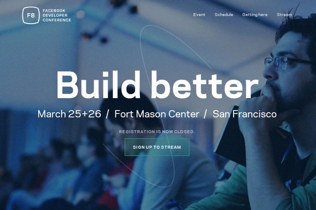 Facebook、過去最大規模の開発者カンファレンス「F8 2015」開催 画像